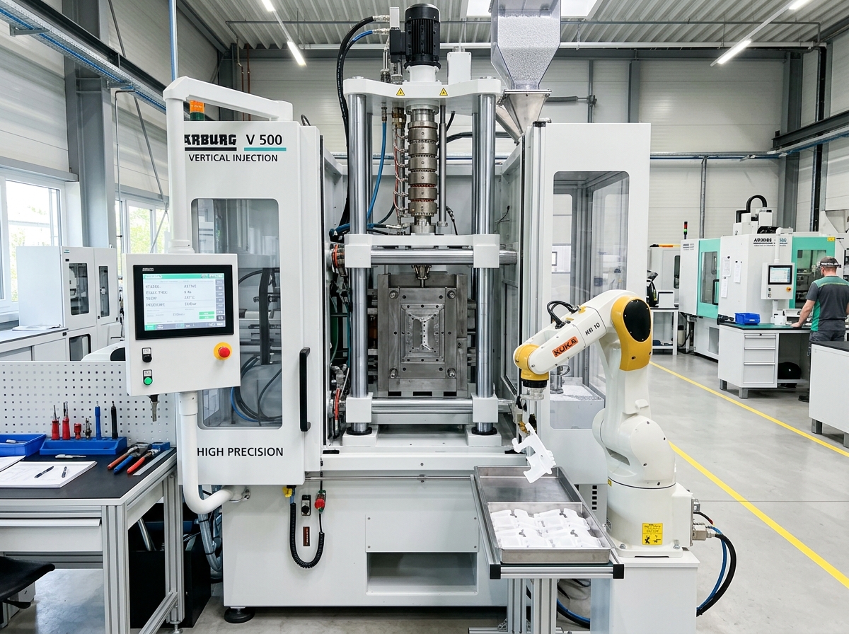 Vertical Injection Moulding Machine